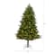 5ft. Pre-Lit Vermont Spruce Artificial Christmas Tree, Color Changing LED Lights